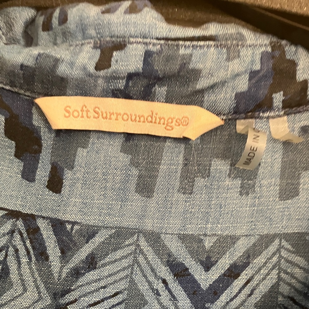 Soft Surroundings Aztec tunic top - Picture 2 of 6